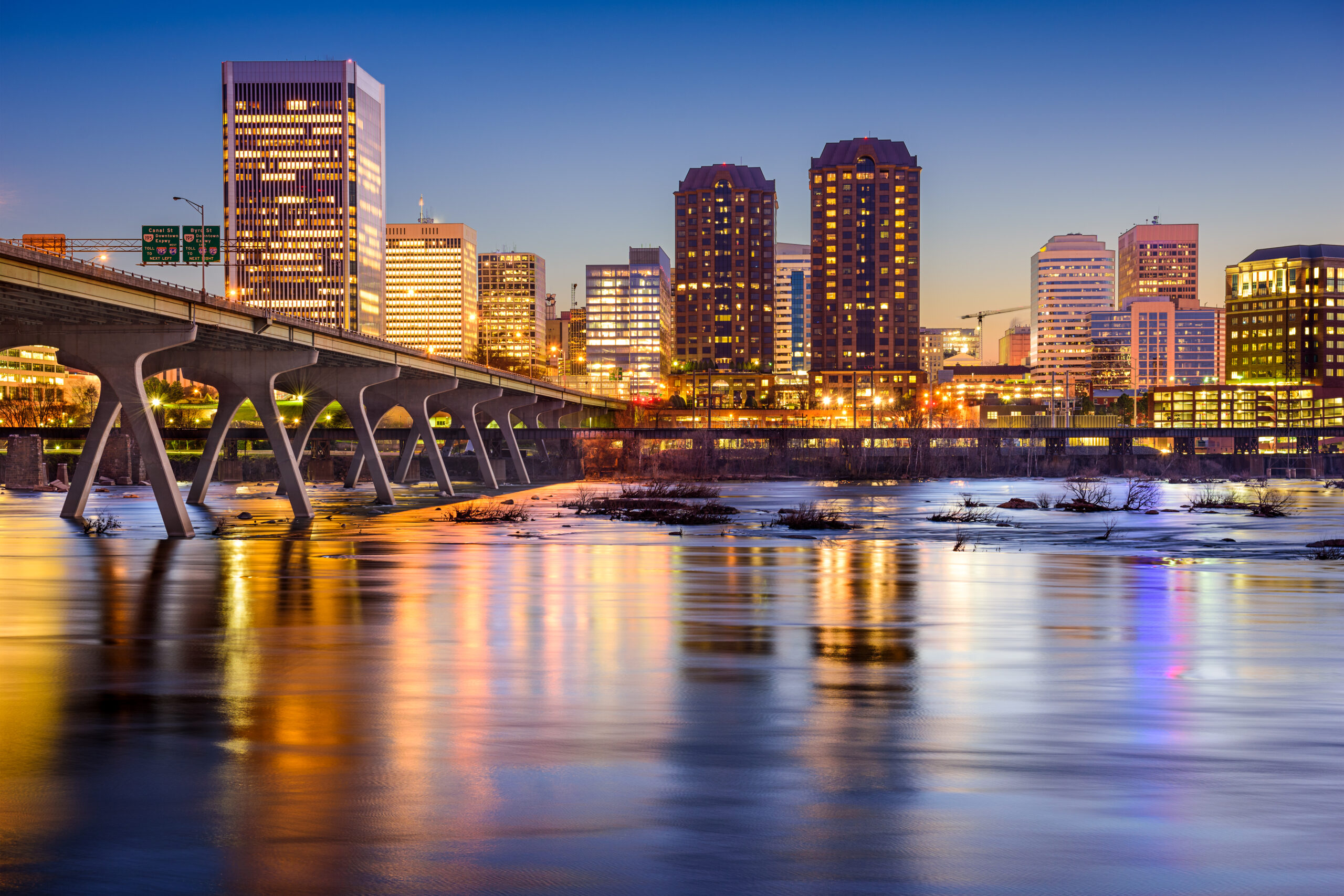 Richmond Night Skyline